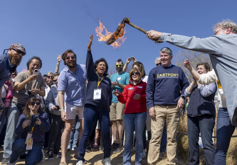 Decades ago, a Maryland sailor burned his winter socks. Now it's a spring tradition